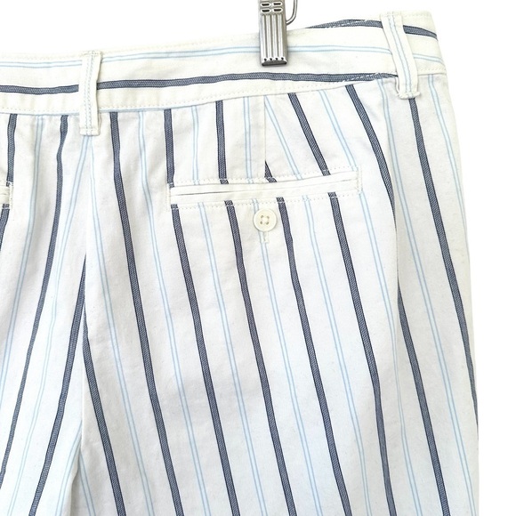 Ann Taylor LOFT striped shorts in 💯 cotton, high waisted - Picture 8 of 14